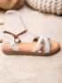 Štýlové sandálky z eko kože