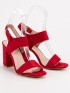 Červené sandále Vinceza