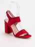Červené sandále Vinceza
