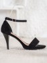 Sexy čierne sandále