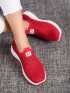 Červené topánky s kryštálmi