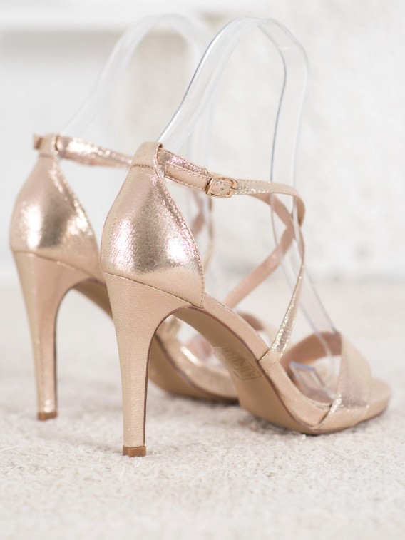 Sexy zlaté sandále