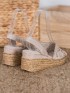 Dierkované sandálky na kline