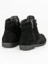 Čierne topánky na zips 881-5B