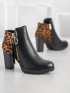 Zateplené členkové topánky s leopardím vzorom