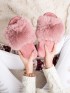 Štýlové ružové papuče
