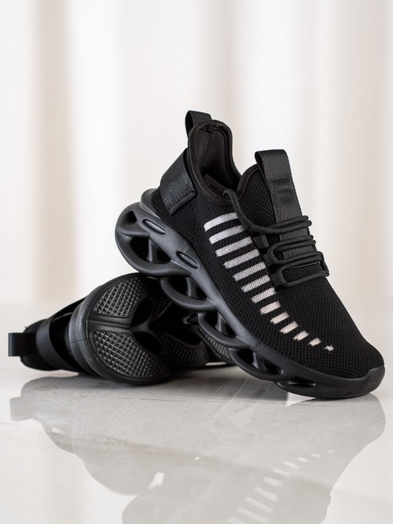 Čierne sneakersy Fashion