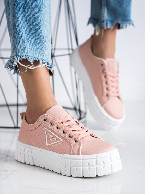 Ružové tenisky Fashion Shoes