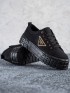 Čierne tenisky Fashion Shoes