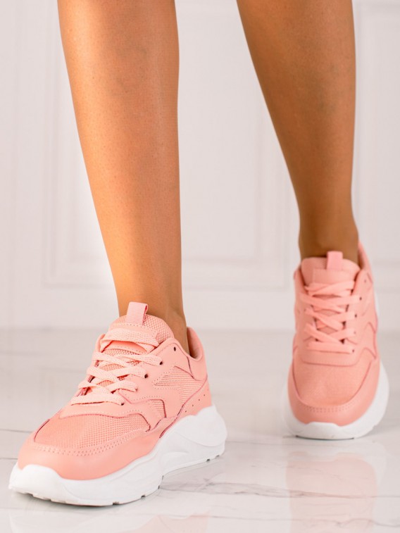 Klasické ružové sneakersy