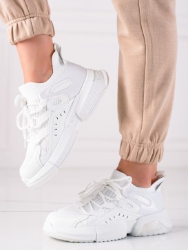 Biele sneakersy Fashion