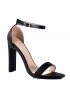 Čierne ženské sandále